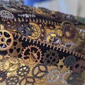 Steampunk Wine Bottle Light